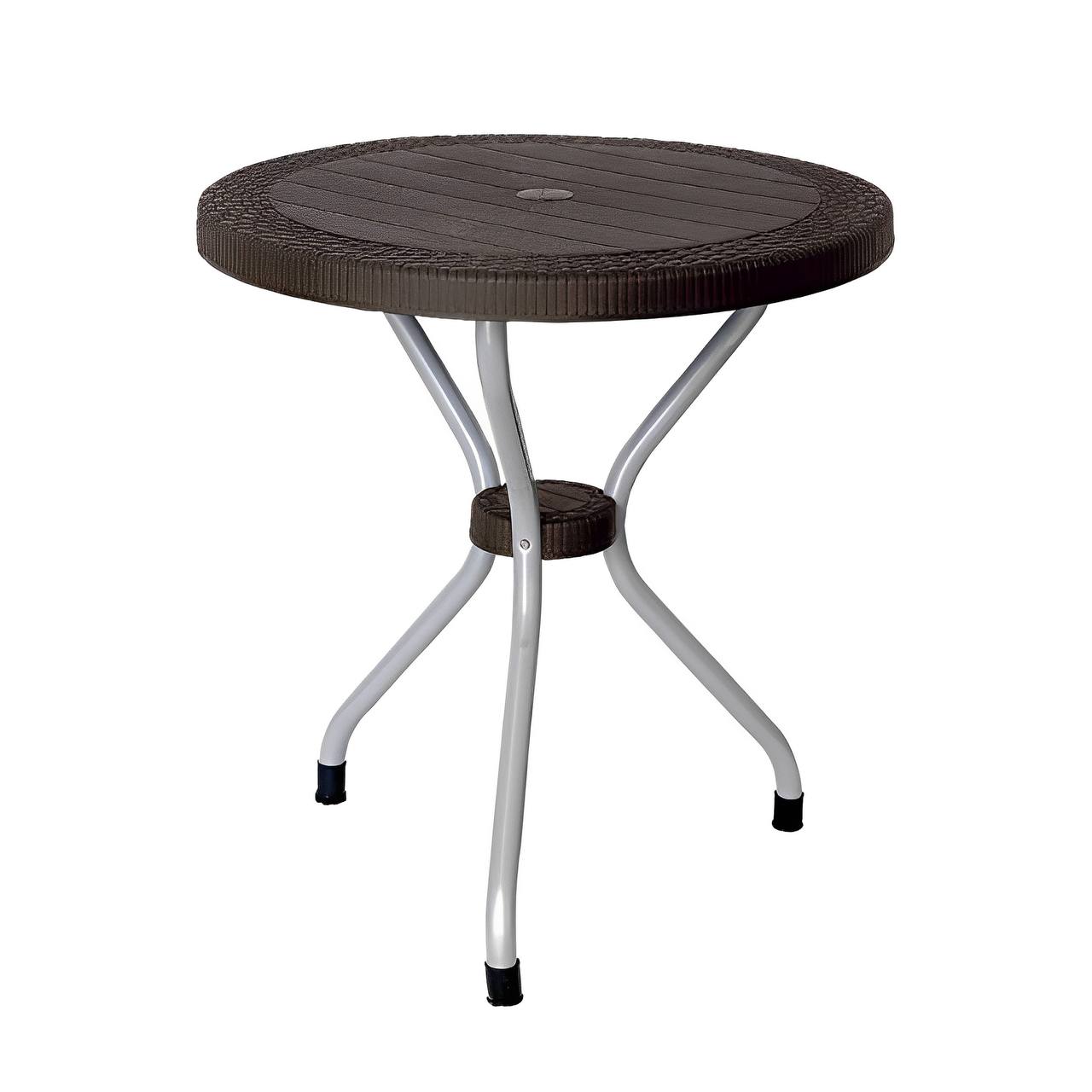 میز گرد حصیر بافت پایه فلزی ناصر کد 422