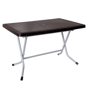 میز مستطیل پایه فلزی تاشو ناصر کد 521