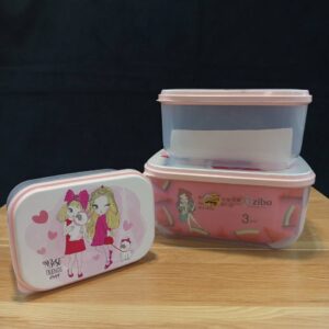 ست ظرف غذا بزرگ طرح مستطیل بارانا کد 39041