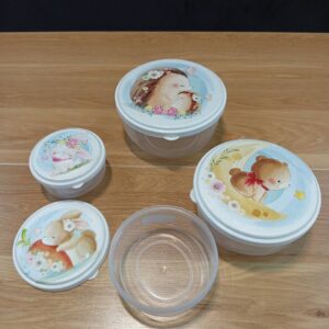 ست ظرف غذا گرد بارانا کد 39036