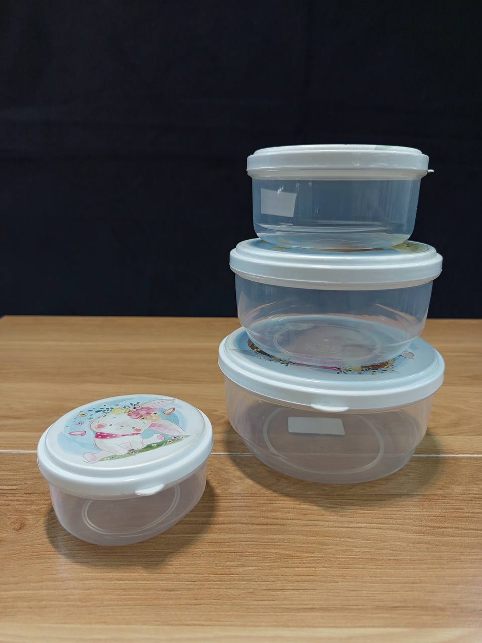 زیباسازان ست ظرف غذا گرد بارانا کد 39036