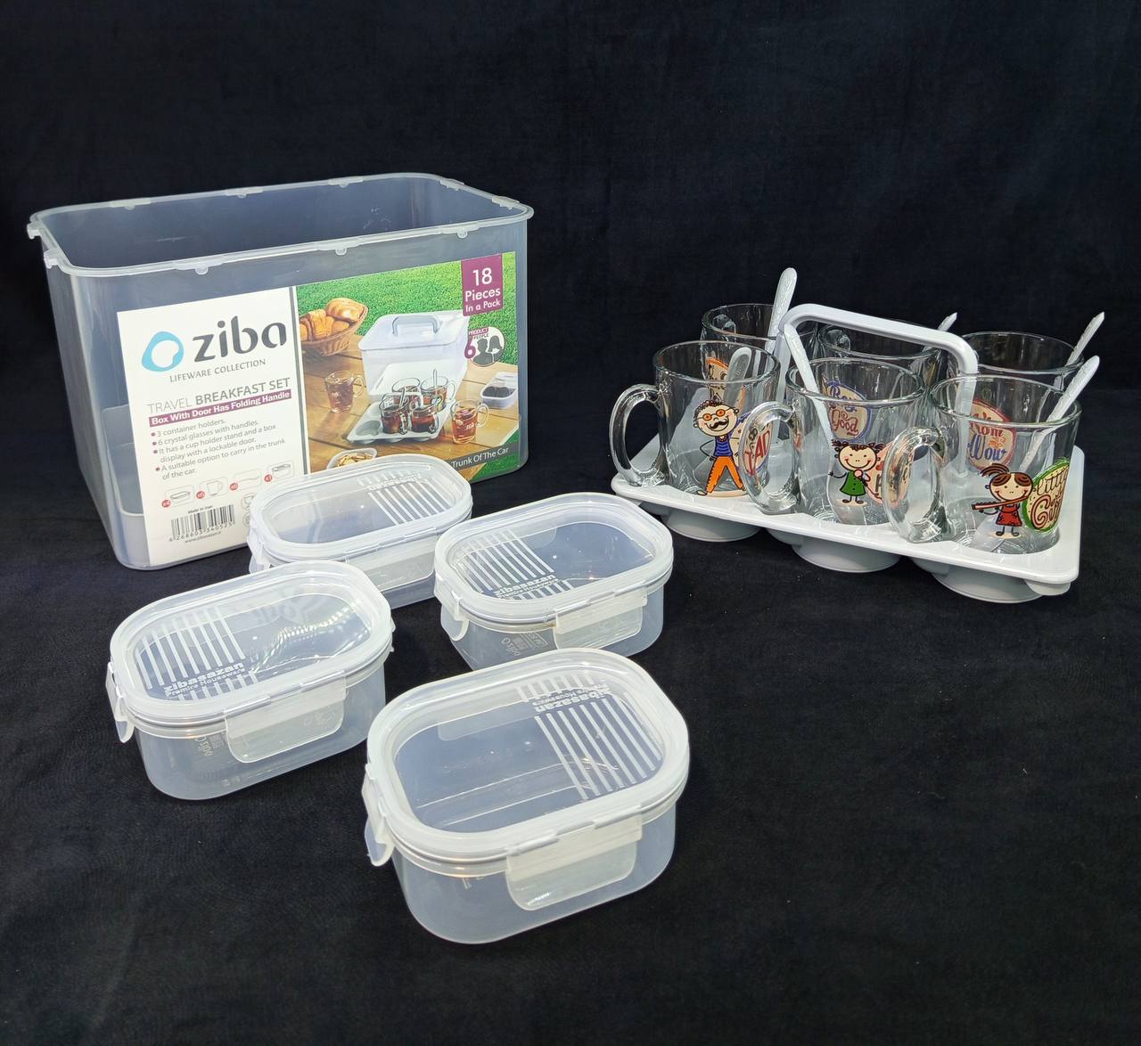 سرویس صبحانه خوری 6 نفره هانی لند کد 34052