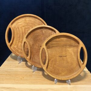 سینی تمام چوب گرد توپی