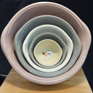 تصویر لگن پلاستیکی در سایزهای مختلف مدل تولیکا