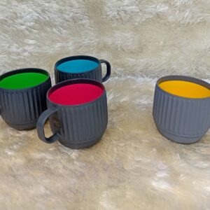 تصویر لیوان دو رنگ هاشور دار 1