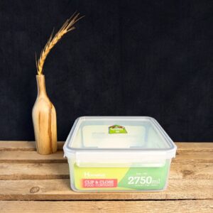 ظرف فریزری مربع کوتاه 2750 میلی لیتر کد 3468-5