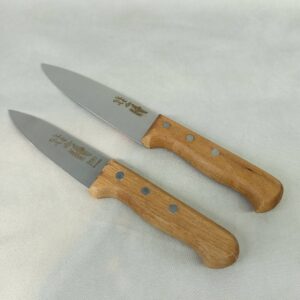 چاقو راسته ای 2 چوبی بسته